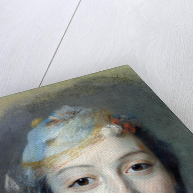 Portrait of Marie Fel 1757 by Maurice Quentin de la Tour