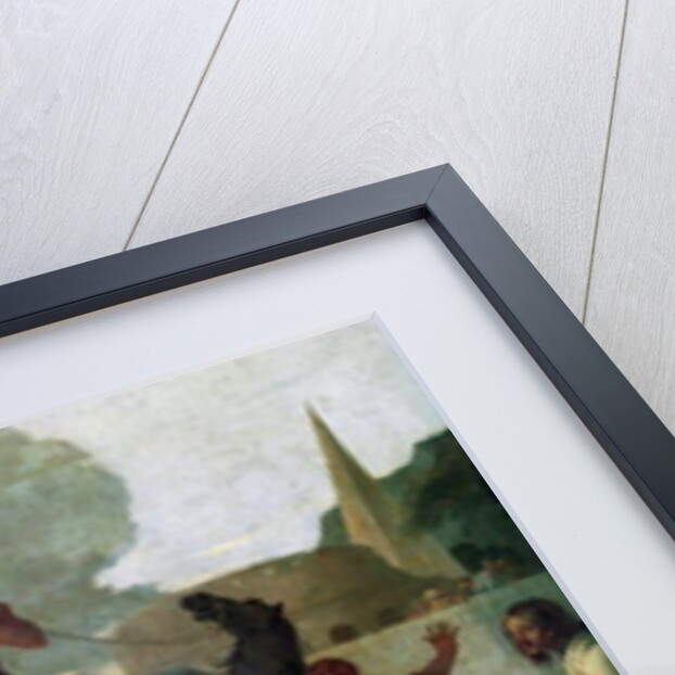 Augustus before the Tomb of Alexander III the Great by Sebastien Bourdon