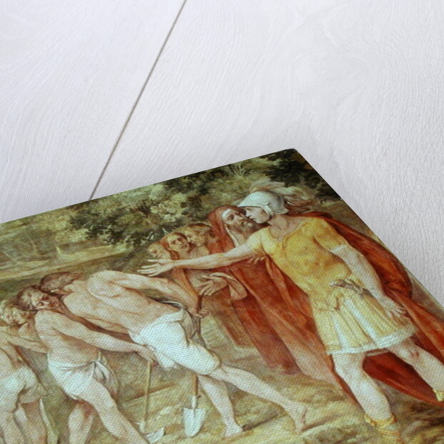 Romulus marking the limits of Rome by Giuseppe Cesari