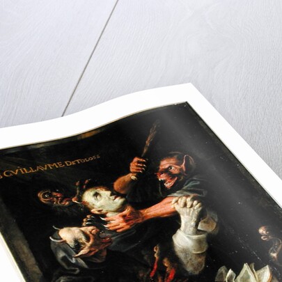 The Blessed Guillaume de Toulouse Tormented by Demons by Ambroise Fredeau