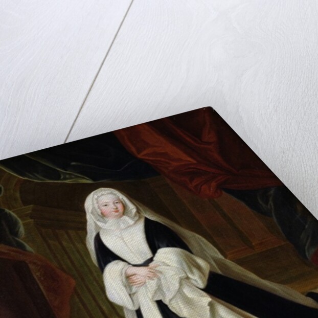 Portrait of Louis-Francoise de Bourbon Mademoiselle de Nantes in Mourning Clothes, after 1710 by Louis de (after) Silvestre