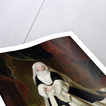 Portrait of Louis-Francoise de Bourbon Mademoiselle de Nantes in Mourning Clothes, after 1710 by Louis de (after) Silvestre