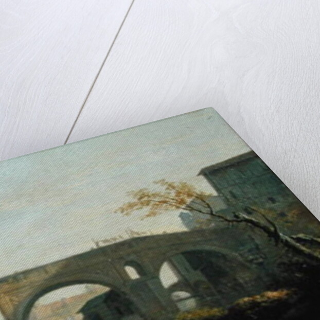 The Ponte Rotto, Rome by Claude Joseph Vernet