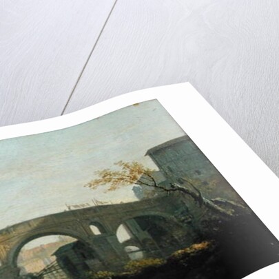 The Ponte Rotto, Rome by Claude Joseph Vernet