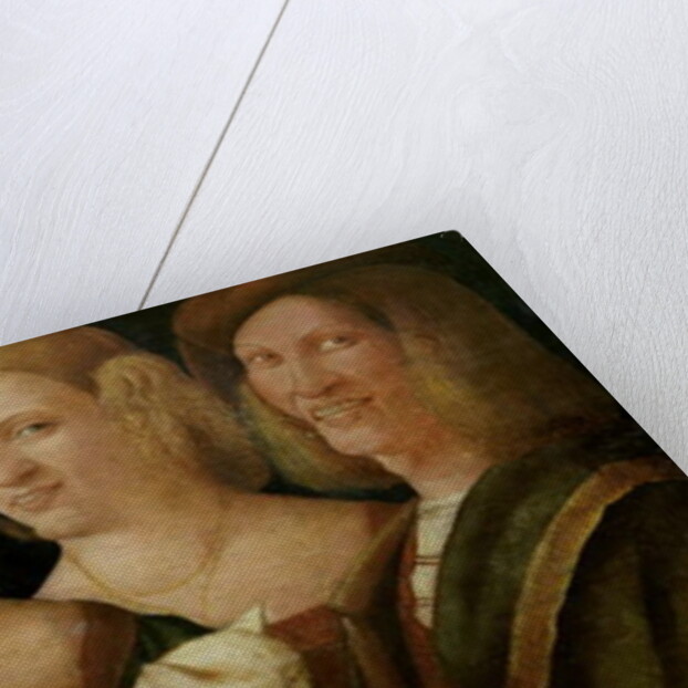 Four People Laughing at the Sight of a Cat by Niccolo Frangipane