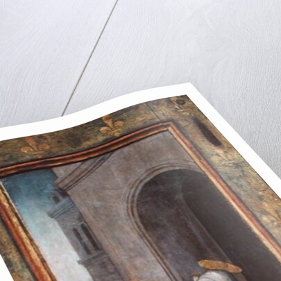 The Visitation, left hand panel from a triptych by French School