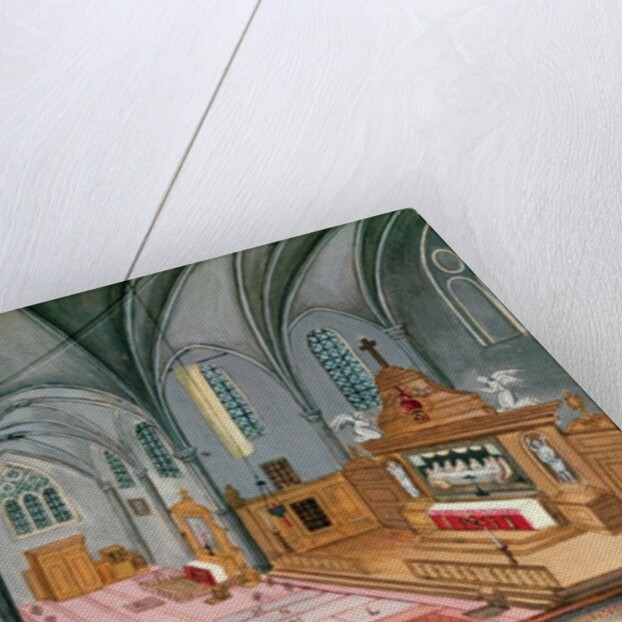 Interior of the Church by Louise Madelaine (after) Cochin