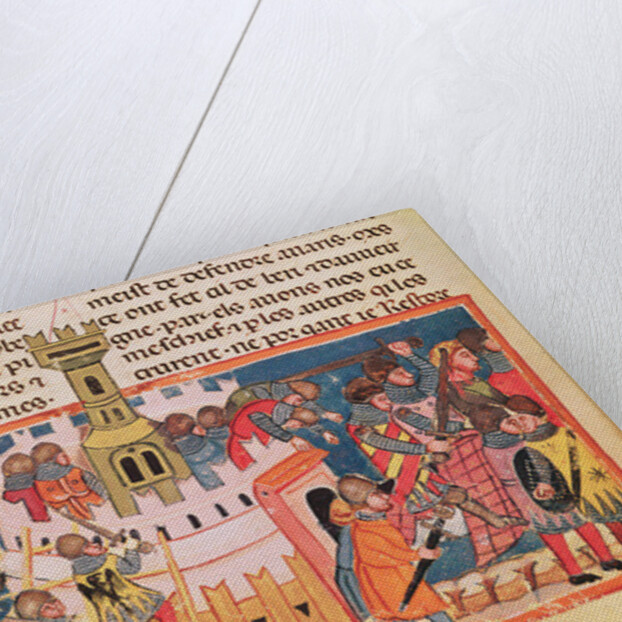 Attacking of a Fort by Italian School