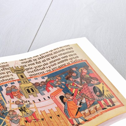 Attacking of a Fort by Italian School