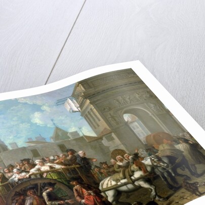 Transport of Prostitutes to the Salpetriere, c.1760-70 by Etienne Jeaurat