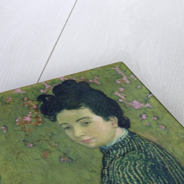 Portrait of Eva Meurier in a Green Dress, 1891 by Maurice Denis