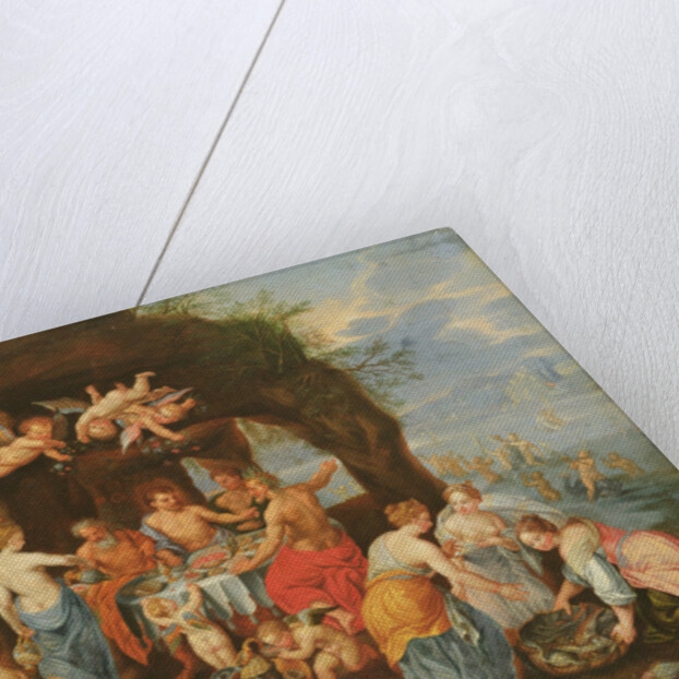 The Feast of the Gods by Jan van & Balen Hendrik van Kessel