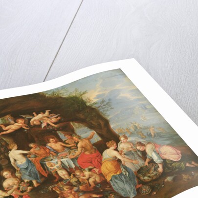 The Feast of the Gods by Jan van & Balen Hendrik van Kessel