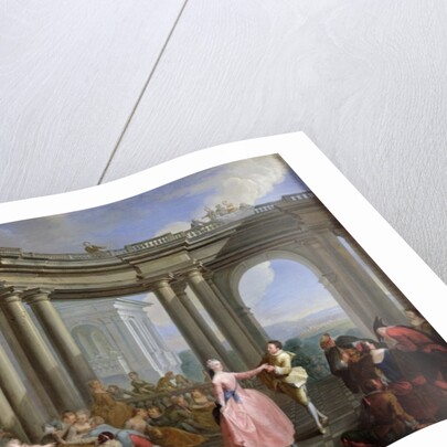 The Minuet by Jacques Sebastien Le Clerc