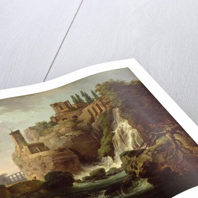 The Falls of Tivoli by Claude Joseph Vernet