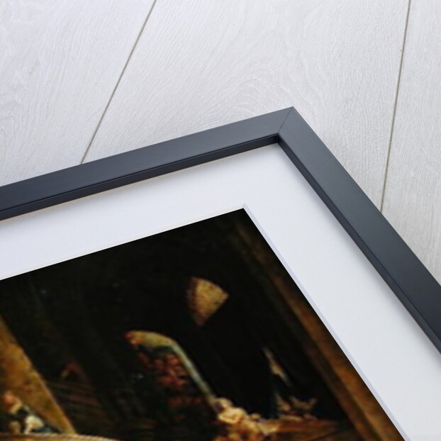 Interior of the Church of Saint-Etienne du Mont, The Rood-Screen, 1851 by Nicolas-Alexandre Barbier