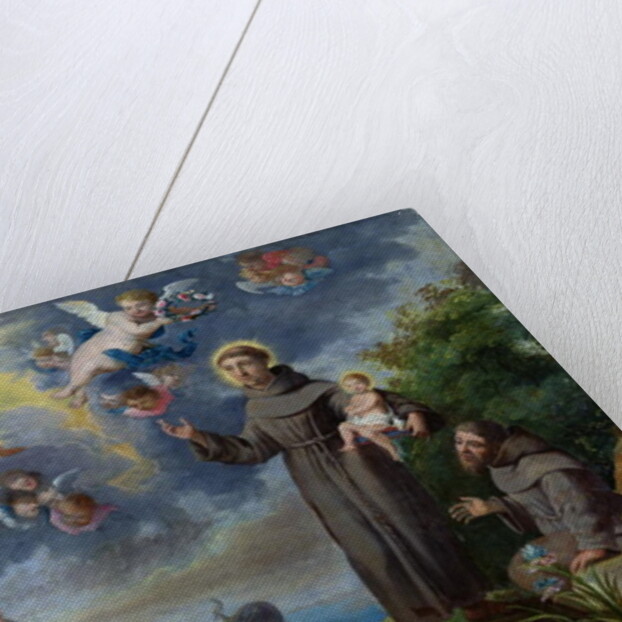 St. Anthony of Padua Preaching to the Fish by Victor Wolfvoet