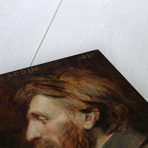 Portrait of Auguste Rodin 1881 by Francois Flameng