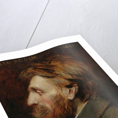 Portrait of Auguste Rodin 1881 by Francois Flameng