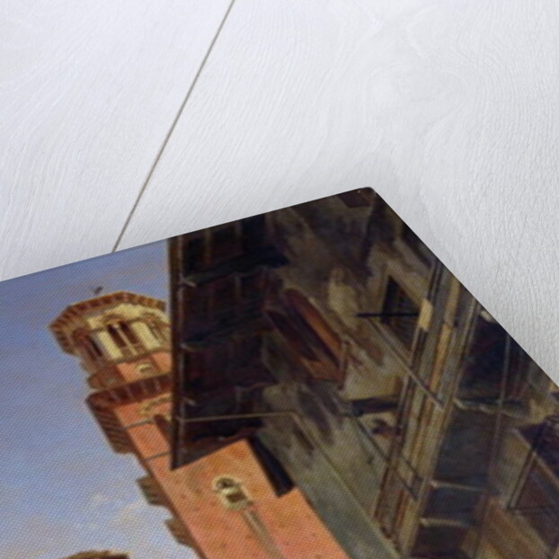 Via Mazzanti, Verona, 1880 by Jacques Carabain