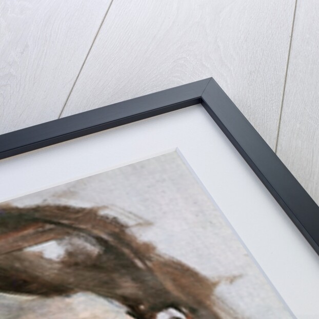 Head of a Young Girl by Mary Stevenson Cassatt
