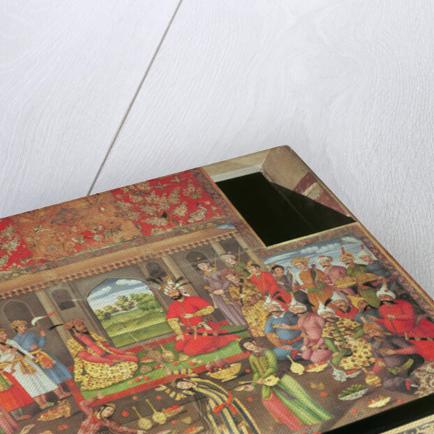 The Reception for the Ambassador of the Grand Moghul at the Court of the Shah Tahmasp, 1573-76 by Persian School