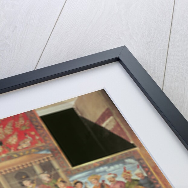 The Reception for the Ambassador of the Grand Moghul at the Court of the Shah Tahmasp, 1573-76 by Persian School