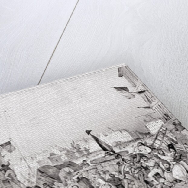 Barricade at the Rue Dauphine, 29th July 1830 by Victor Adam