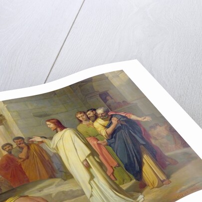 Jesus Healing the Leper, 1864 by Jean-Marie Melchior Doze