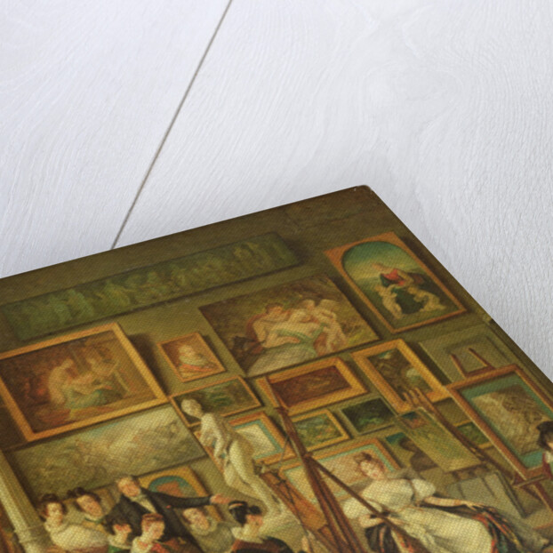 The Artist's Studio, 1833 by Amelie Legrand de Saint-Aubin