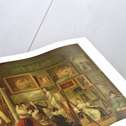 The Artist's Studio, 1833 by Amelie Legrand de Saint-Aubin