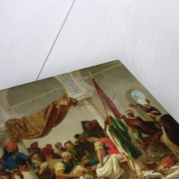 The Turkish Cafe by Charles Marie Lhuillier