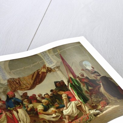 The Turkish Cafe by Charles Marie Lhuillier