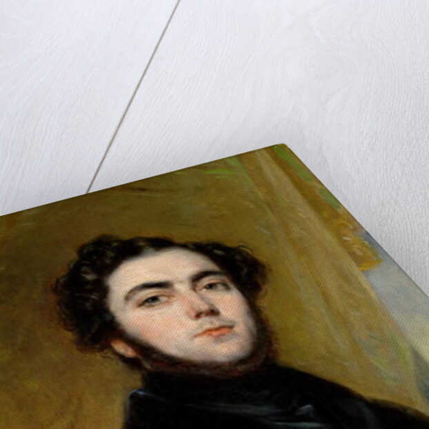 Portrait of Eugene Sue 1837 by Francois Gabriel Guillaume Lepaulle