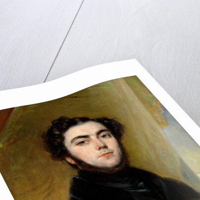 Portrait of Eugene Sue 1837 by Francois Gabriel Guillaume Lepaulle