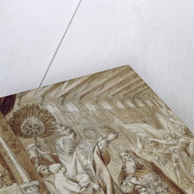 Coronation of Charlemagne by Joseph Paul Blanc