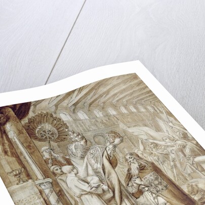 Coronation of Charlemagne by Joseph Paul Blanc