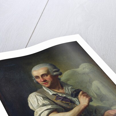 Portrait of Pierre Julien at Work, c.1770 by French School