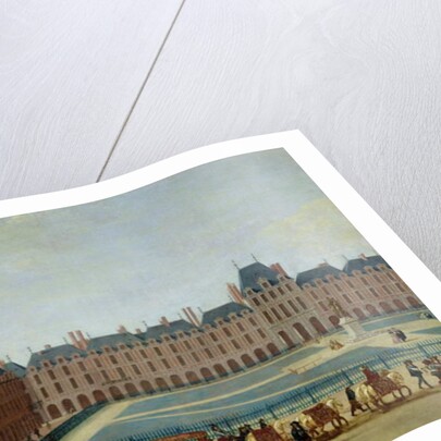 The Place Royale with the Royal Carriage, c.1655 by French School