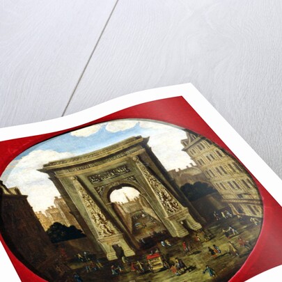 The Porte Saint-Denis by French School