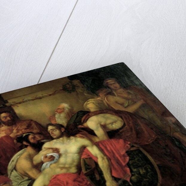 The Death of Epaminondas by Louis Gallait