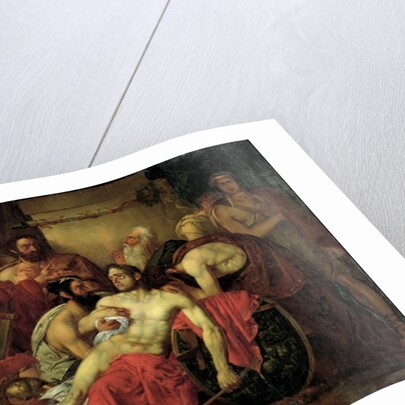 The Death of Epaminondas by Louis Gallait