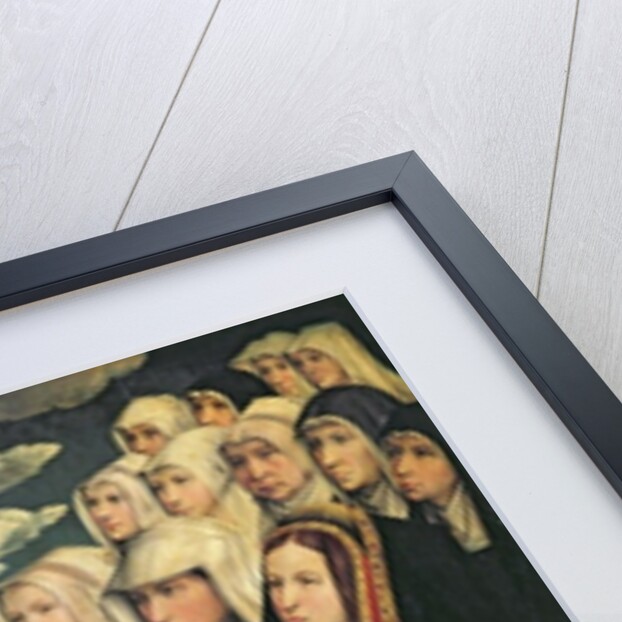 Mary the Mediator with Joanna the Mad and her entourage, right hand panel from an altarpiece by Colijn de Coter