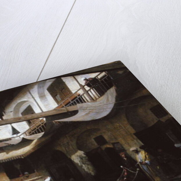 The Carpet Bazaar, Cairo, before 1866 by Louis Claude Mouchot