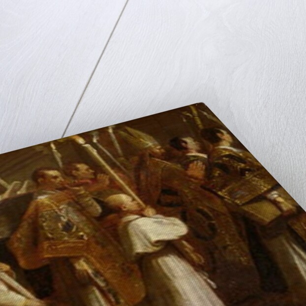 Funeral Procession of a Bishop by Andrea Sacchi