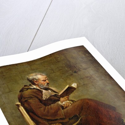 A Seated Old Man Reading, before 1797 by Jacques Henri Sablet