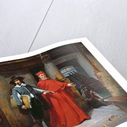 A Cardinal Looking for Ribera in his Studio in Naples, 1839 by Claude Jacquand