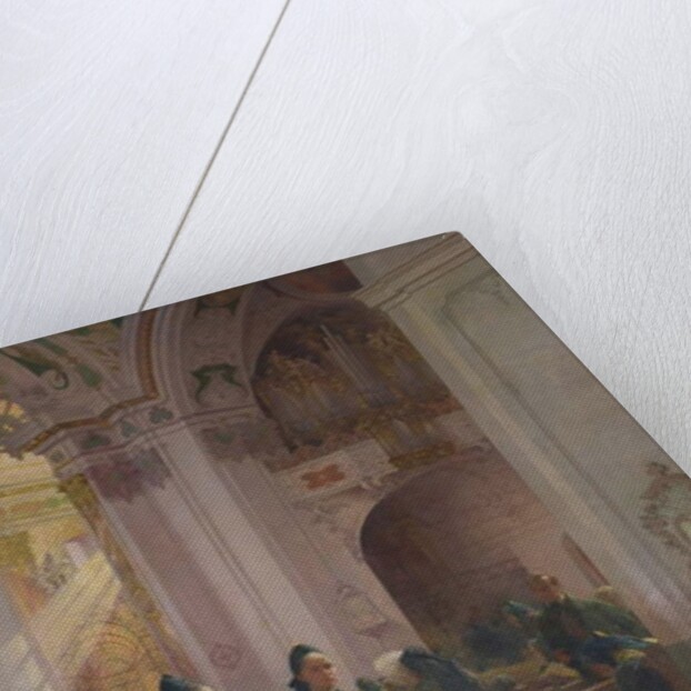 The End of Mass in Einsiedeln by Albert Pierre Dawant