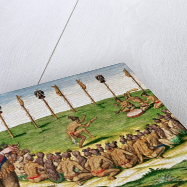 Indian Victory Ceremony by Jacques Le Moyne