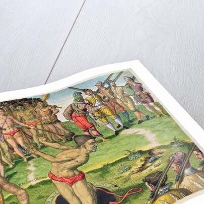 Consulting a Sorcerer by Jacques Le Moyne